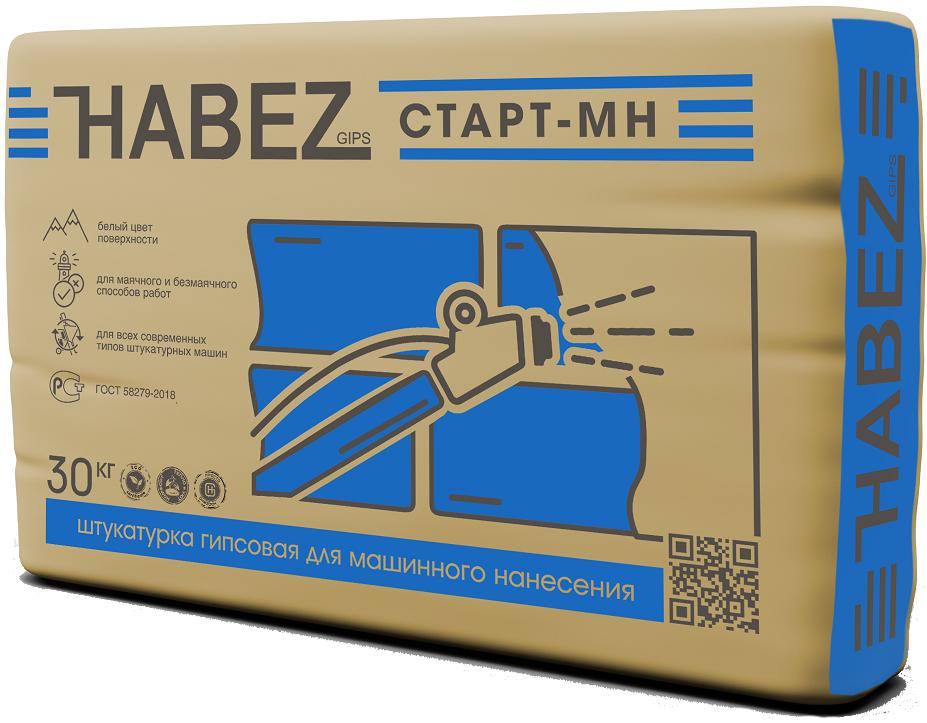 Штукатурка гипсовая белая Хабез СТАРТ МН 30 кг цена