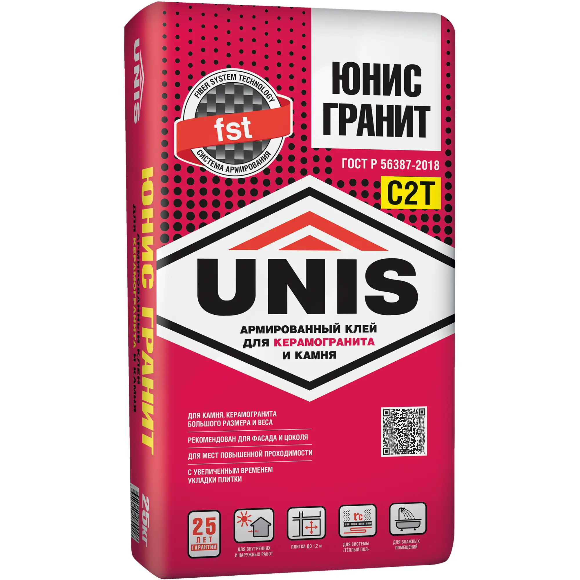 Клей для плитки Unis Гранит 25 кг цена
