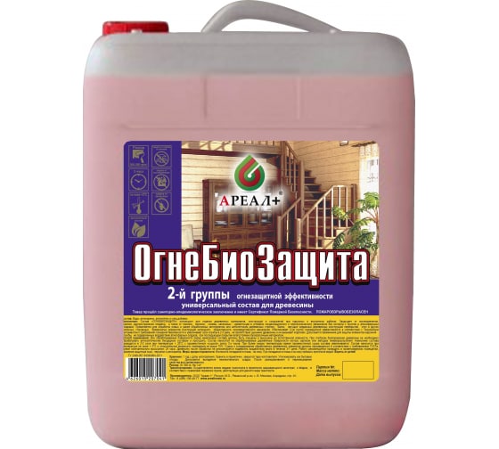 Огнебиозащита Ареал+ 10л цена
