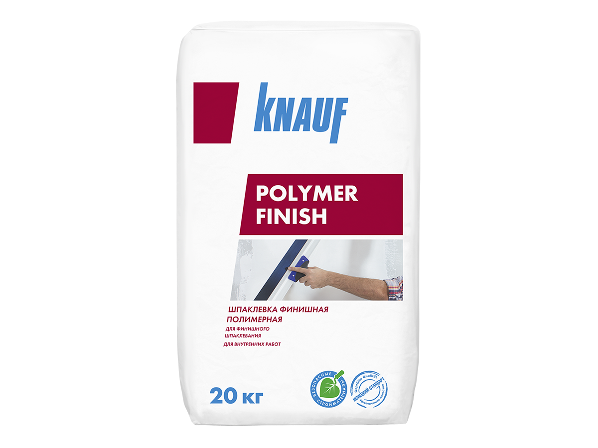 Шпаклевка полимерная Knauf Полимер Финиш 20кг цена