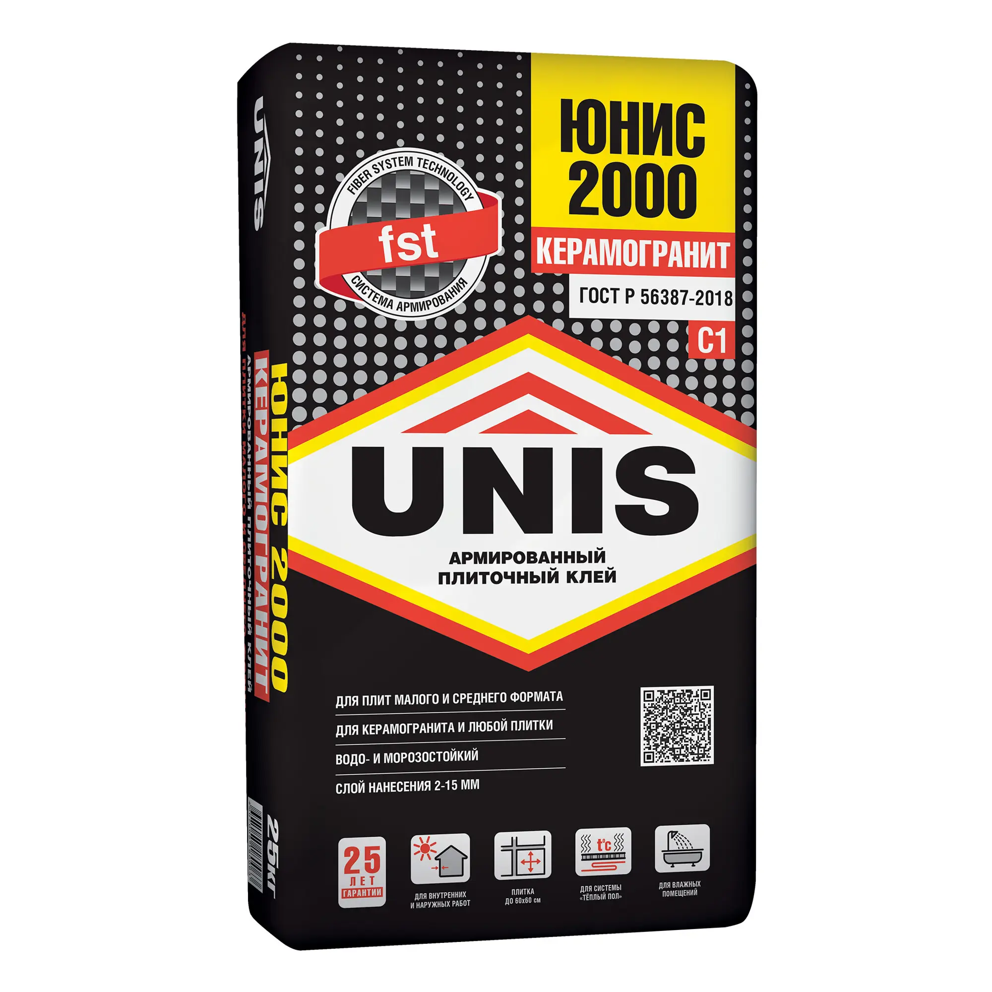 Клей для плитки Unis 2000 25 кг цена
