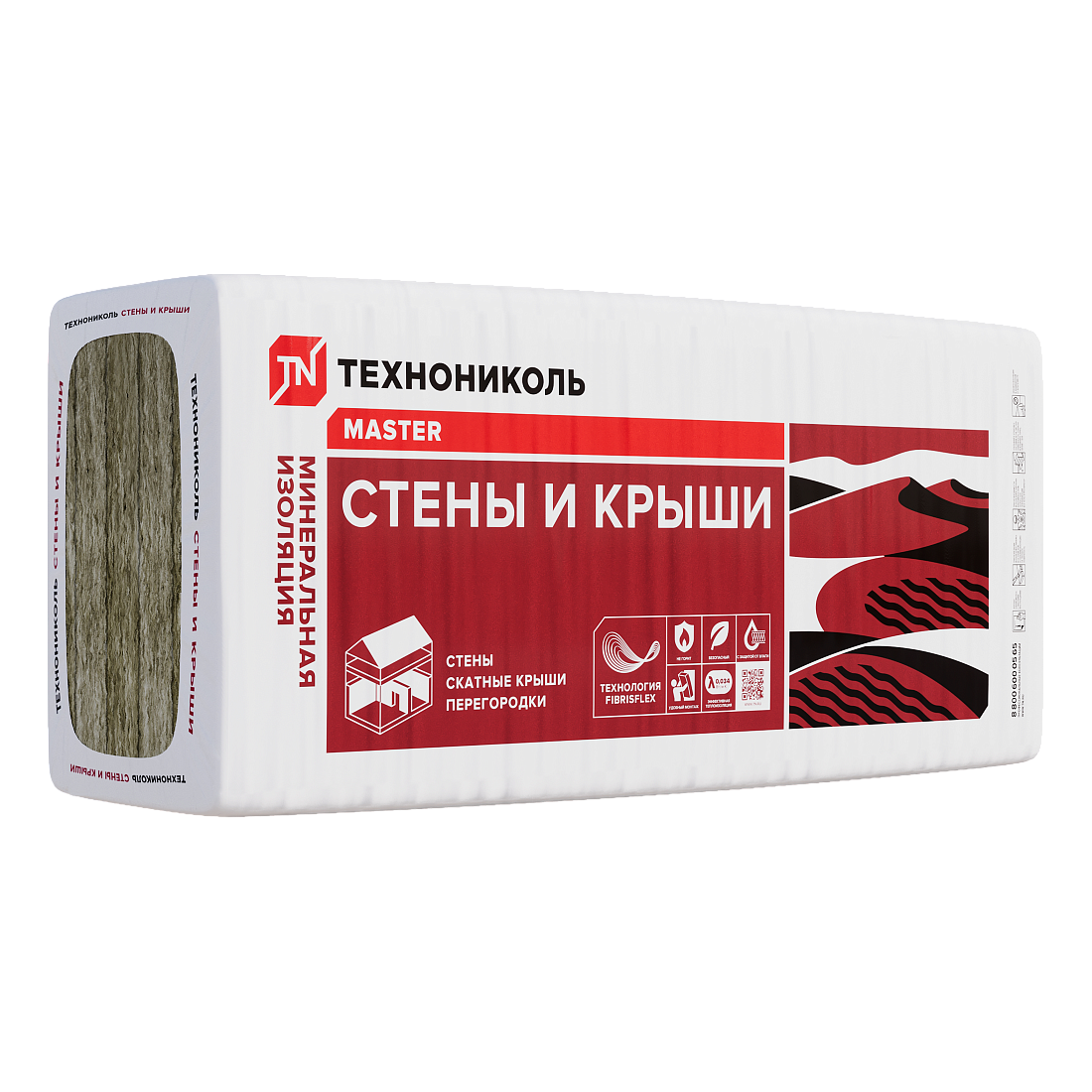Утеплитель Технониколь Стена и Крыша 34PN 1000х610х100мм цена за упаковку
