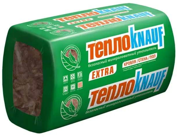Утеплитель ТеплоKnauf Extra кровля, стена, пол 1000х600х100 мм