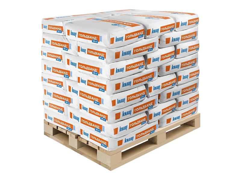 Штукатурка гипсовая Knauf Гольдбанд 30 кг цена