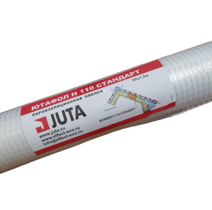 Подкровельная пароизоляционная пленка Ютафол Н110 Стандарт 1,5х50 м JUTA (Россия) цена