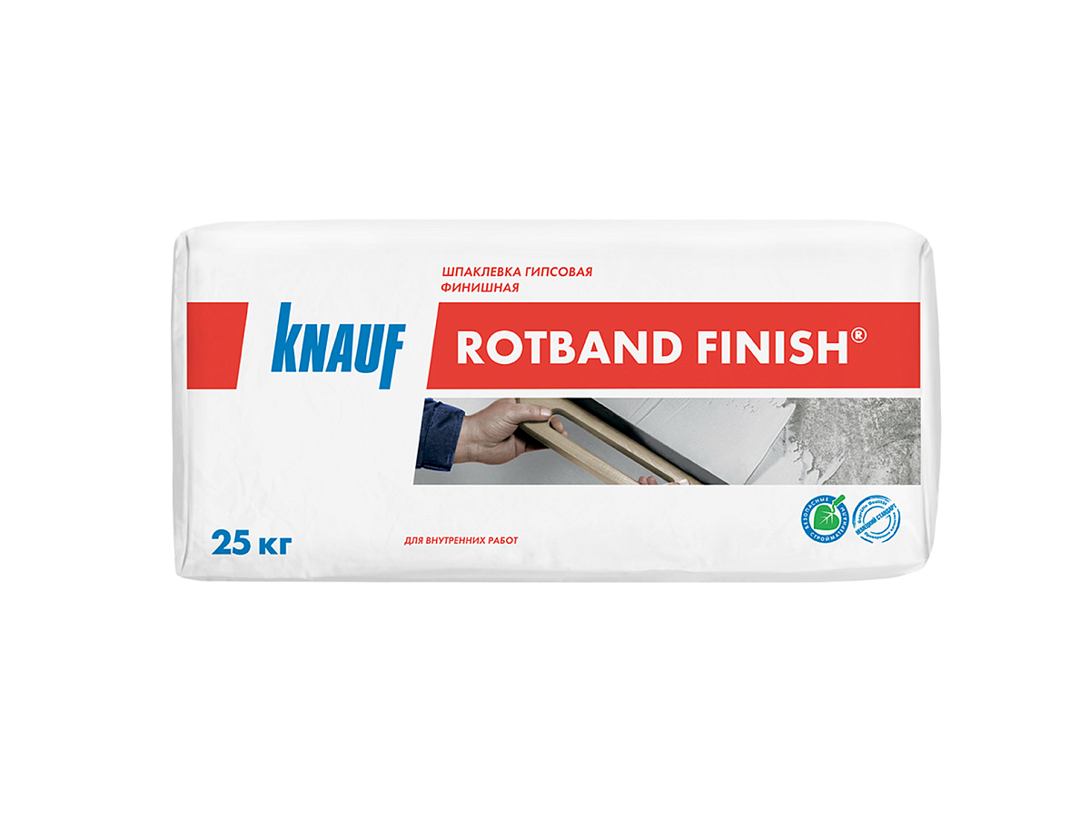 Шпаклевка гипсовая Knauf Ротбанд Финиш 25 кг цена