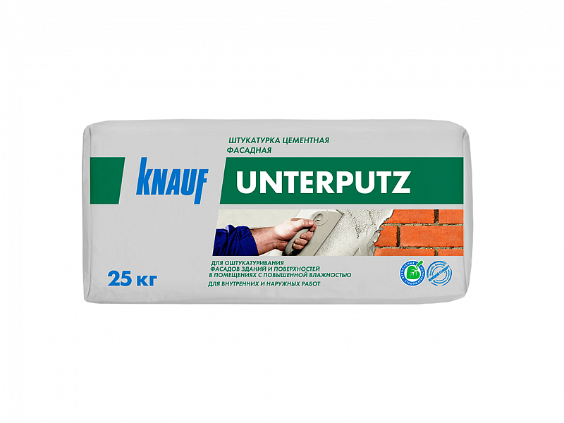Штукатурка цементная Knauf Унтерпутц 25 кг цена