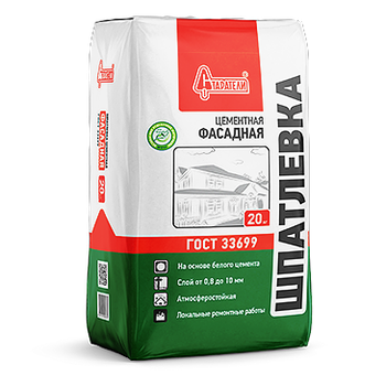 Шпаклевка фасадная Старатели 20кг цена