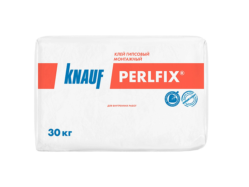 Клей гипсовый монтажный Knauf Перлфикс 30 кг цена