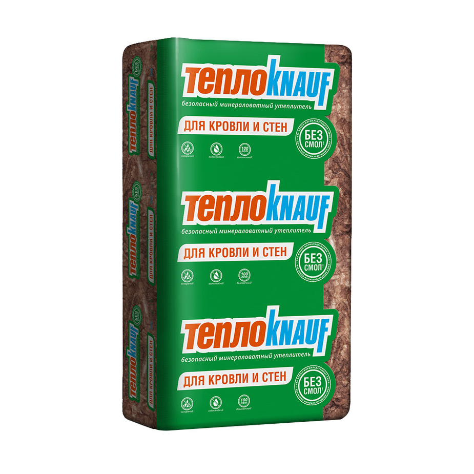 Утеплитель ТеплоКнауф Коттедж 1230х610х100 мм цена за упаковку
