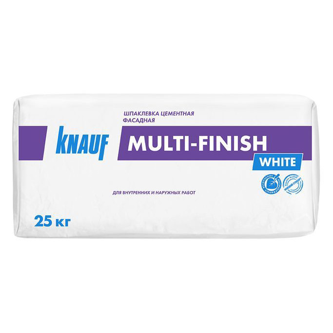 Шпаклевка цементная Knauf Мультифиниш фасадная серая 25 кг цена