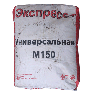 Сухая смесь универсальная М150 Экспресс плюс 40 кг цена
