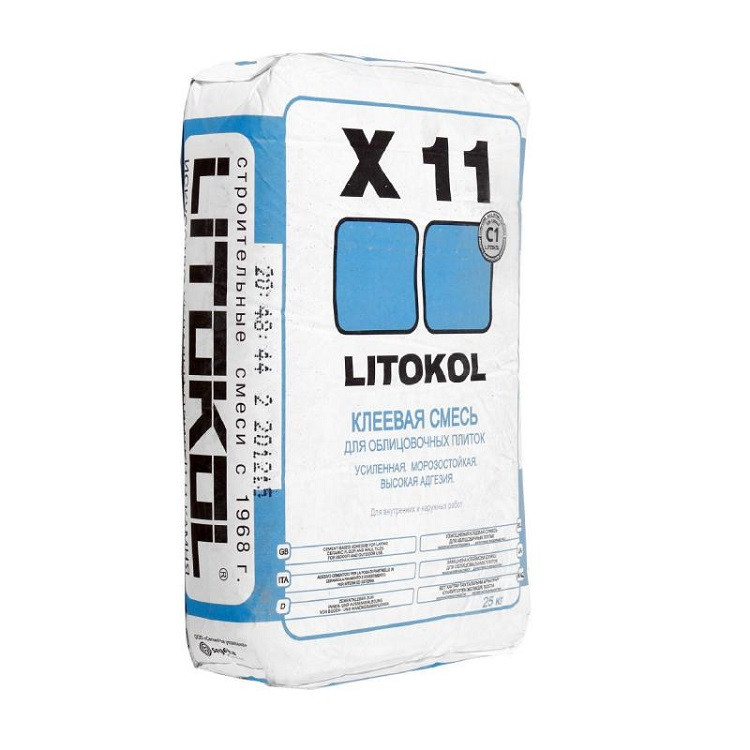 Клей для плитки Litokol X11 25 кг цена